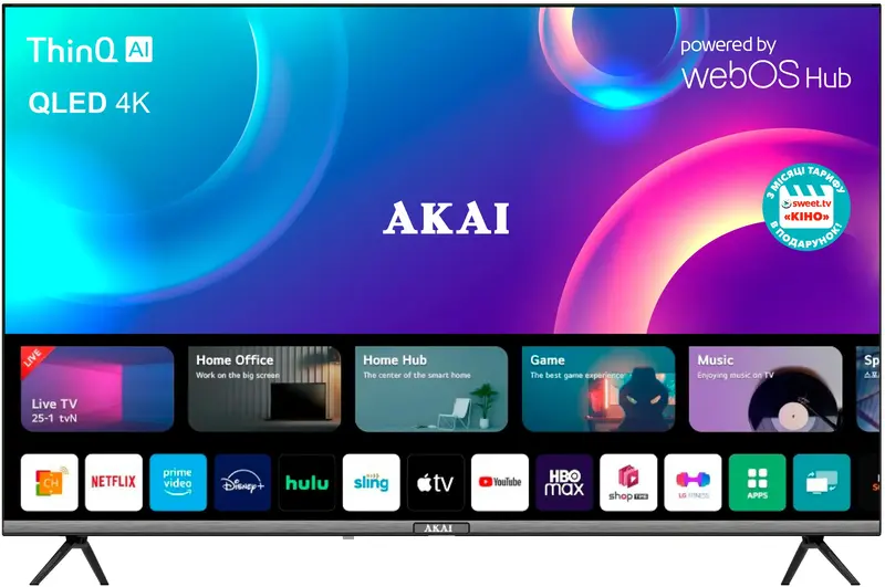 Телевізор Akai AK55QHD23W - фото - №0