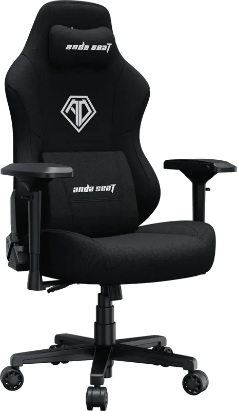Ігрове крісло Anda Seat Phantom 3 Pro Size L (Black Fabric) AD18YC-06-B-F фото