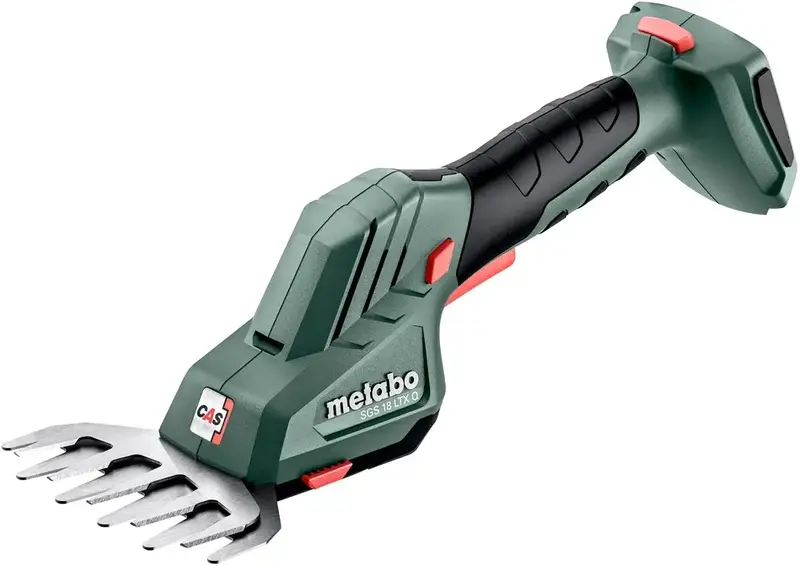 Ножиці для трави акумуляторні Metabo SGS 18 LTX Q 18V лезо 11.5 см + насадка (без АКБ та ЗП) фото