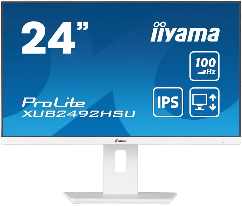 Монітор 23.8" Iiyama XUB2492HSU-W6 - фото - №0