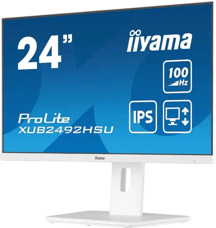 Монітор 23.8" Iiyama XUB2492HSU-W6 - фото - №2