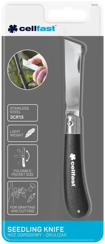 Ніж садовий Cellfast, для окулірування, 22 см - фото - №2