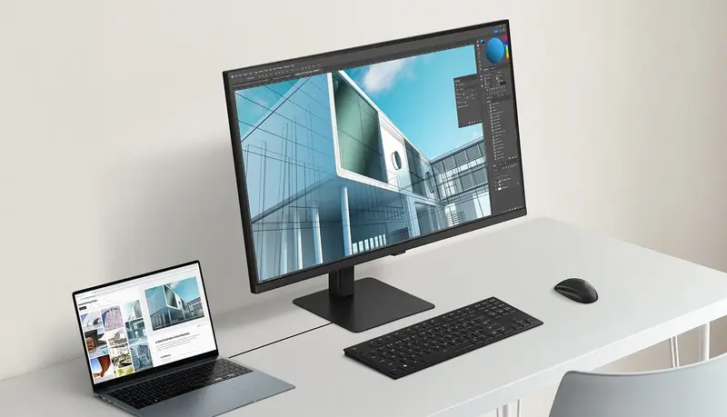 Монітор Samsung 27" S70D (LS27D700EAIXCI) - фото - №13