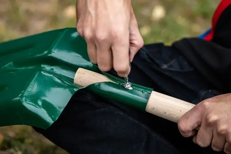 Лопата совкова Verto, без руків'я, 23см, 1.5кг, зелений (15G020) - фото - №3