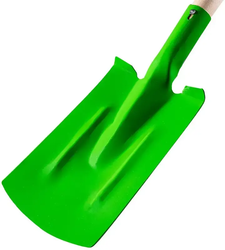 Лопата штикова Verto пряма, руків'я дерев'яне Т-подібне, 117см, 1.2кг (15G017) - фото - №1