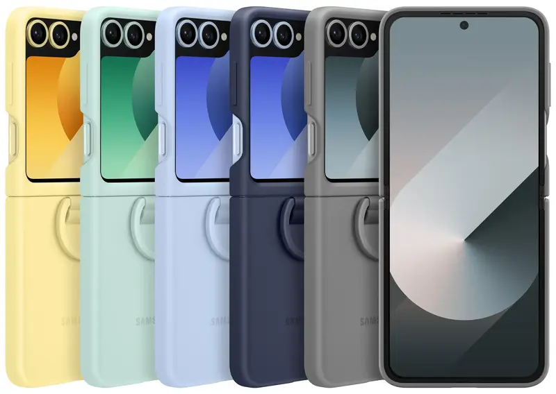 Чехол для Samsung Galaxy Flip 6 Silicone Case Navy (EF-PF741TNEGUA) фото