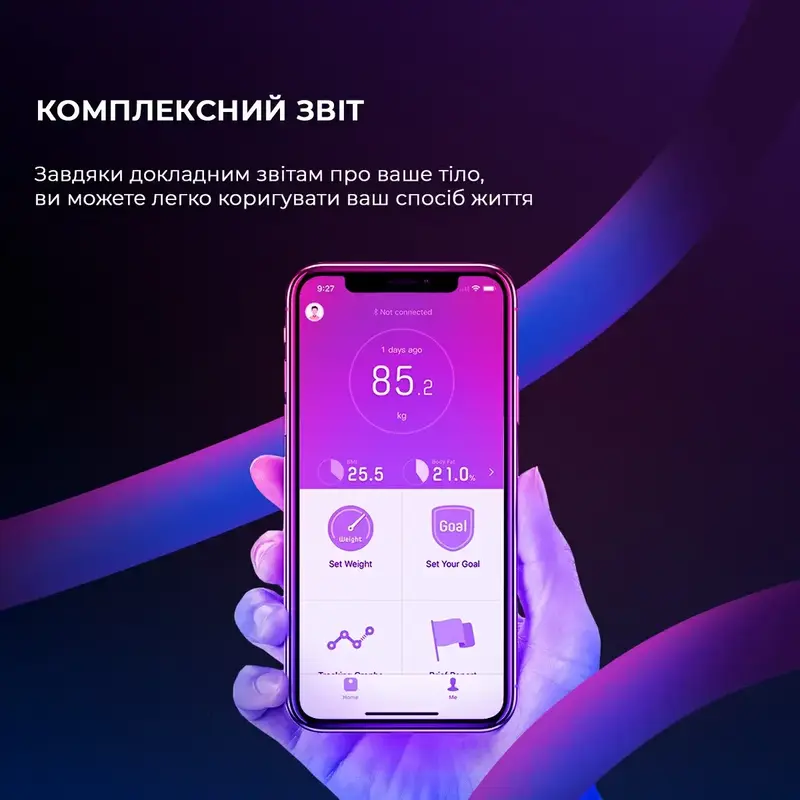 Смарт-ваги YUNMAI X Smart Scale (YMBS-M268) - фото - №3