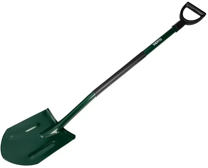 Лопата штикова Verto, 120см, 2кг (15G010-1) - фото - №0