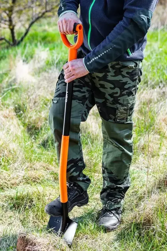 Лопата штикова Neo Tools пряма, руків'я металеве D-подібне, 125см, 2.12кг (95-007) - фото - №2