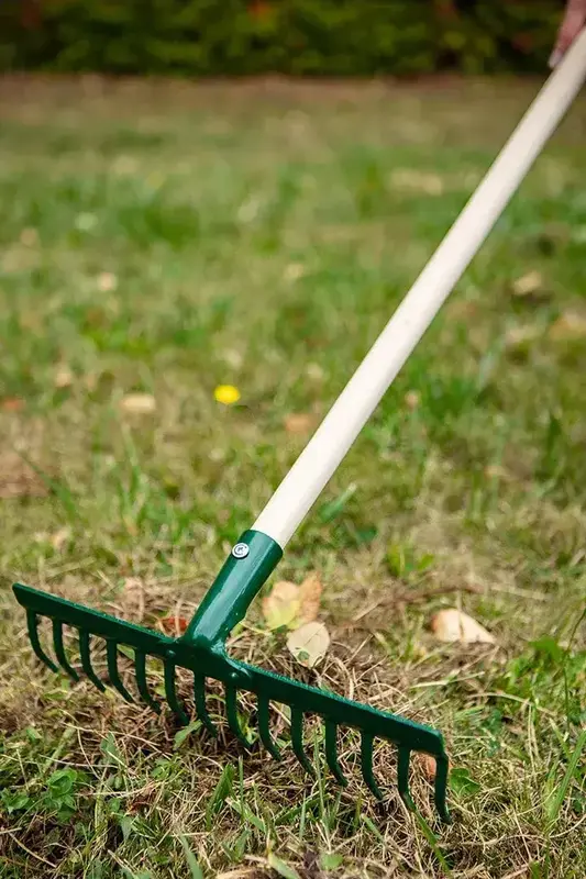 Граблі універсальні Verto, 14 зубців, ширина 36см, 140см, 1.4кг (15G057) - фото - №5