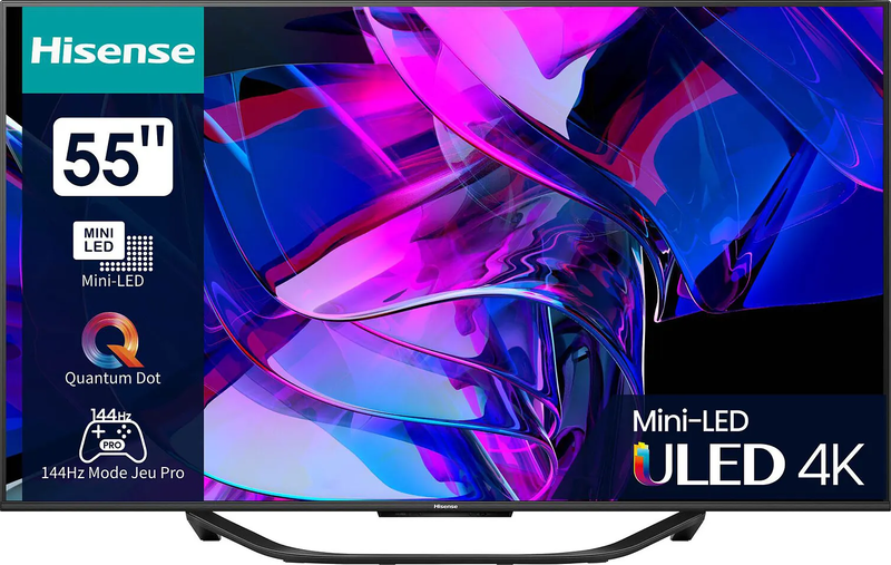 Телевізор Hisense 55" QLED 4K (55U7KQ) - фото - №0