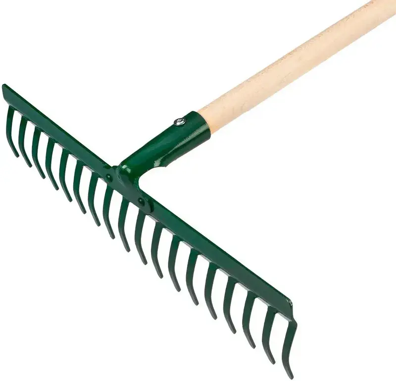 Граблі універсальні Verto, 18 зубців, ширина 47см, 140см, 1.3кг (15G058) - фото - №1