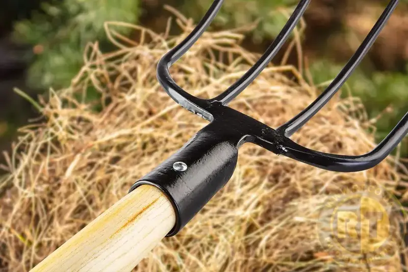 Вила Verto, руків'я дерев'яне D-подібне, 126.5см, 1.42кг (15G040) - фото - №5