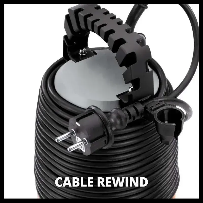 Насос дренажний Einhell GC-DP 6315 N 630 Вт, 17000 л/г, вис. 8 м, глиб. 5 м, корпус нерж, 5.5 кг (4170491) - фото - №4