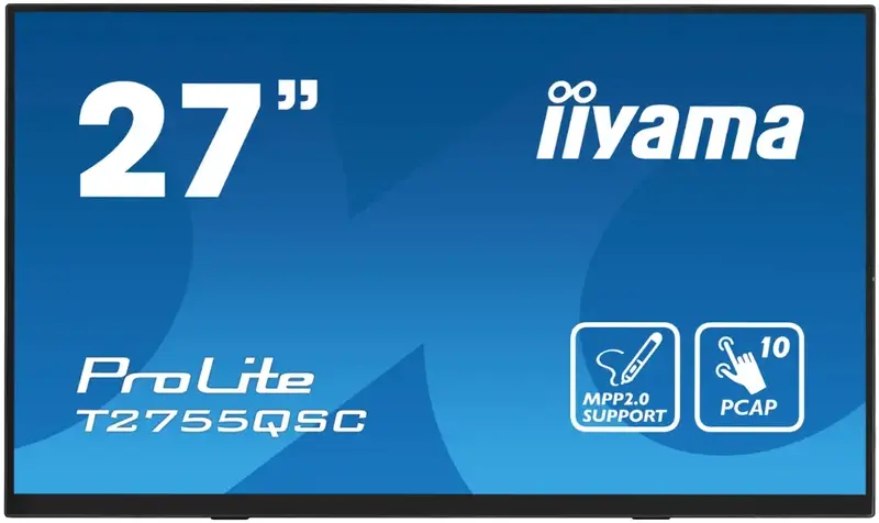 Монітор 27" Iiyama T2755QSC-B1 - фото - №0