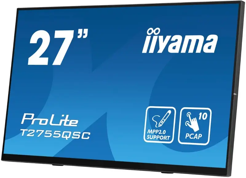 Монітор 27" Iiyama T2755QSC-B1 - фото - №2