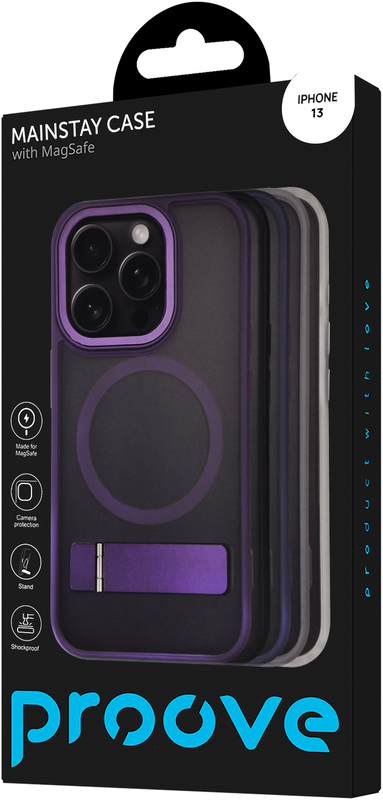 Чохол Proove Mainstay Case with Magnetic Ring iPhone 13 (white) - фото - №2