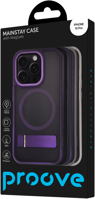 Чохол Proove Mainstay Case with Magnetic Ring iPhone 15 Pro (white) - фото - №2