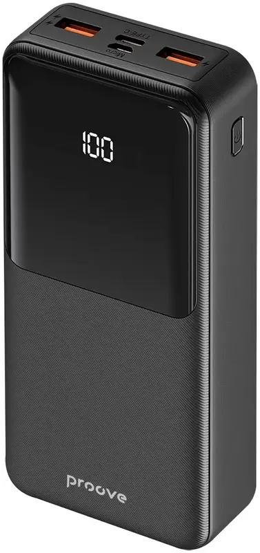 Порт.ЗП Proove Illuminator 20000mAh 22.5W чорний фото