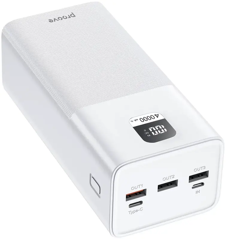 Порт.ЗП Proove Giant 40000mAh 100W бiлий фото