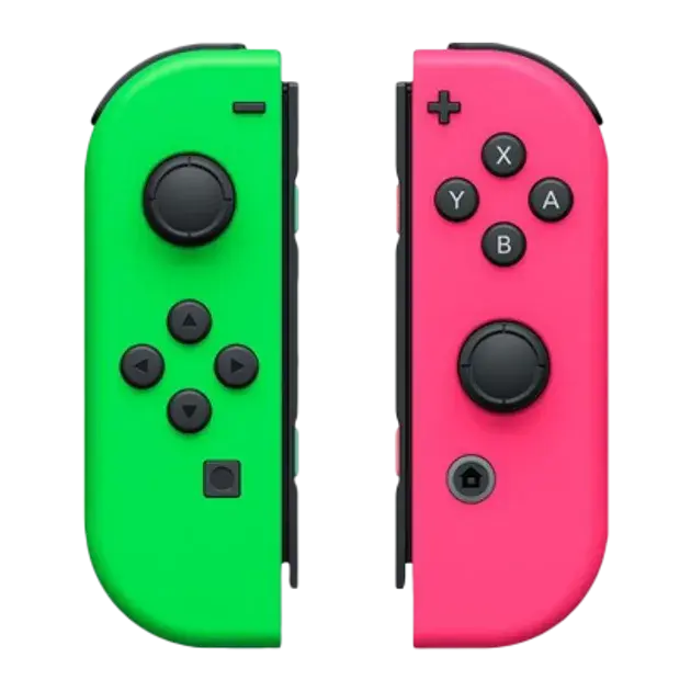 Набор 2 Контроллера Nintendo Official Switch Joy-Con (Neon Green