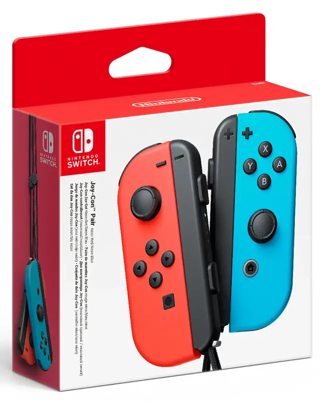 Набор 2 Контроллера Nintendo Official Switch Joy-Con (Neon Red