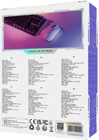 Игровая мышь Proove Gaming Rate (White) CMRTWR003002 фото