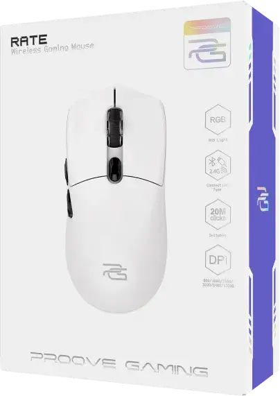 Игровая мышь Proove Gaming Rate (White) CMRTWR003002 фото