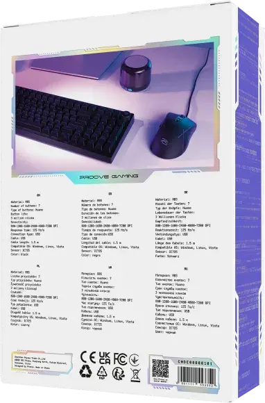 Игровая мышь Proove Gaming Defiant (Black) CMDE00000101 фото