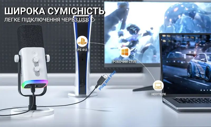 Мікрофон Fifine AM8W - фото - №8