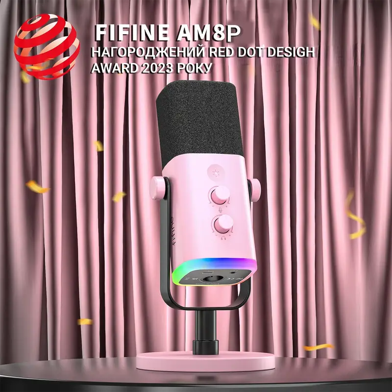 Микрофон Fifine AM8P - фото - №4