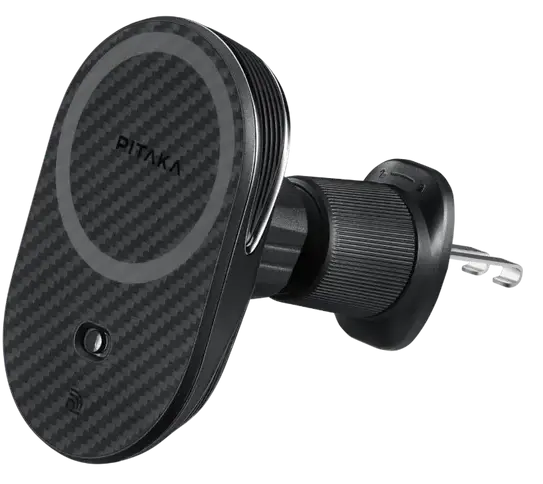 Зарядное устройство Pitaka MagEZ Car Mount Pro 2 Qi2 Car Vent Black (CM2402N) фото