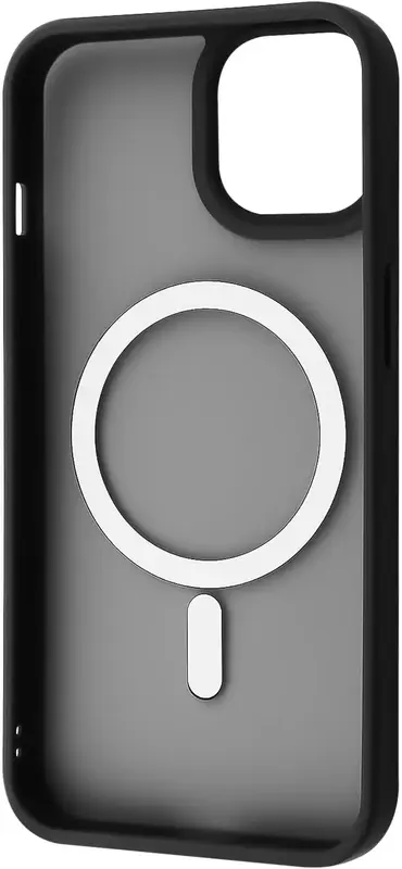 Чохол для iPhone 13 WAVE Matte Insane Case with Magnetic Ring (black) - фото - №1
