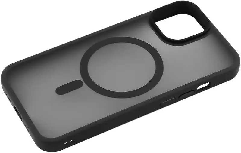 Чохол для iPhone 13 WAVE Matte Insane Case with Magnetic Ring (black) - фото - №2