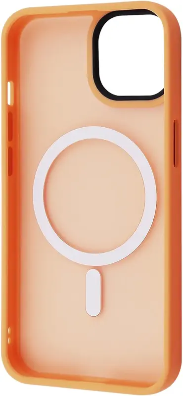 Чохол для iPhone 13 WAVE Matte Insane Case with Magnetic Ring (orange) - фото - №1
