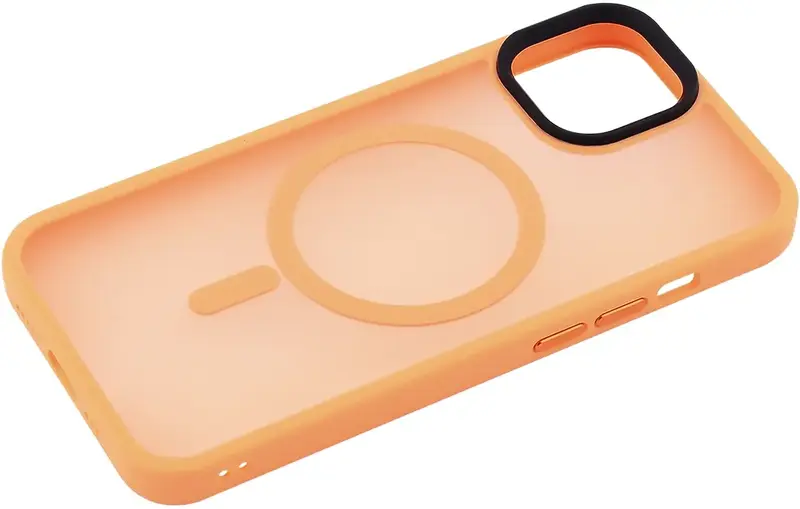 Чохол для iPhone 13 WAVE Matte Insane Case with Magnetic Ring (orange) - фото - №2