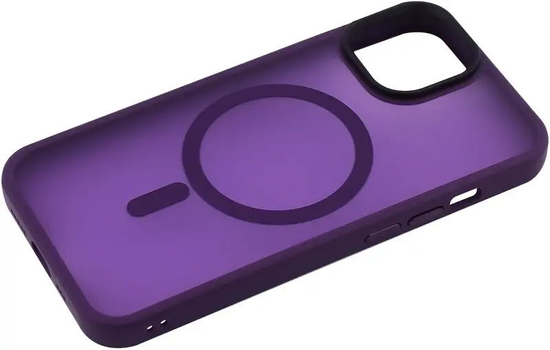 Чохол для iPhone 13 WAVE Matte Insane Case with Magnetic Ring (deep purple) - фото - №2