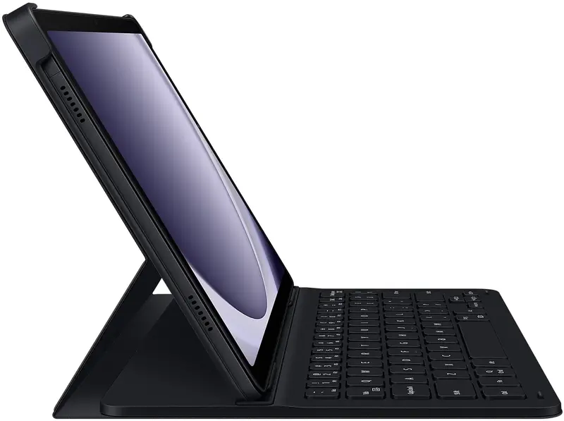 Чохол-клавіатура для Samsung Tab А9+ Book Cover Keyboard Slim Black (EF-DX211BBEGUA) - фото - №7