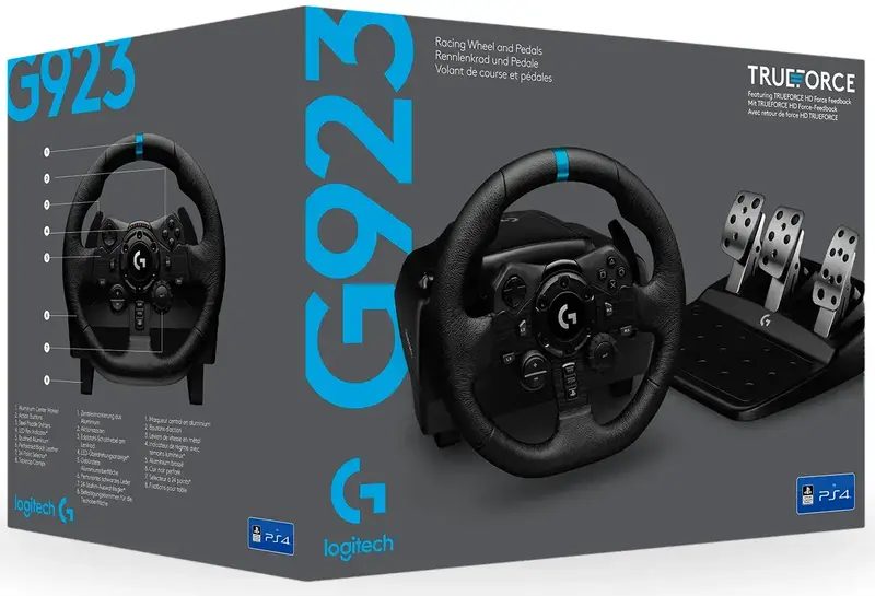 Руль Logitech G923 PC/PS - BLACK - USB (L941-000149) фото