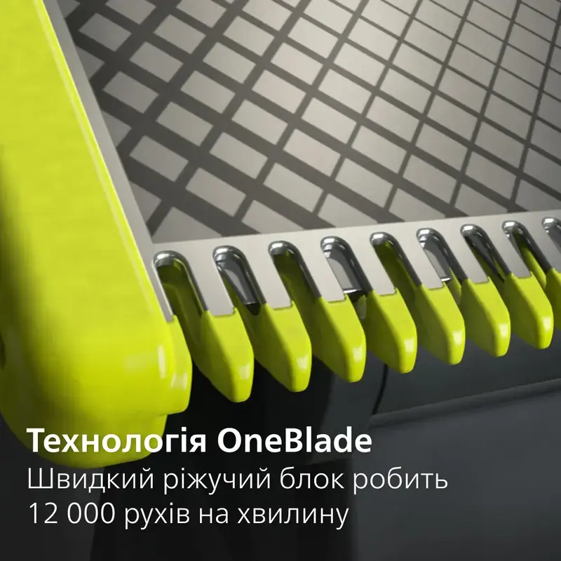 Змінні леза PHILIPS OneBlade QP624/50 (2 шт) з насадками для тіла фото