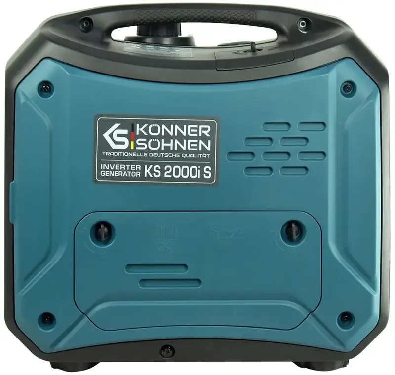 Генератор бензиновый инверторный Konner&Sohnen KS 2000i S, 230В, 2.0кВт, ручной запуск, 19кг (KS2000IS) фото