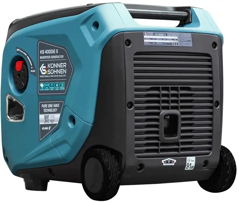 Генератор бензиновий інверторний Konner&Sohnen KS 4000iE S, 230В, 4.0кВт, електростартер, 40кг (KS4000IES) - фото - №3