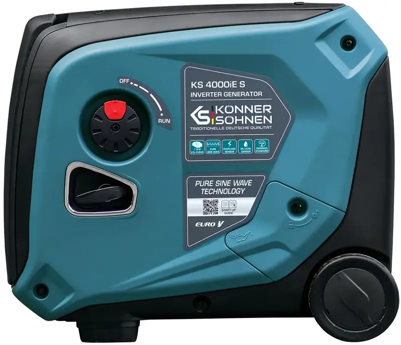 Генератор бензиновий інверторний Konner&Sohnen KS 4000iE S, 230В, 4.0кВт, електростартер, 40кг (KS4000IES) - фото - №7