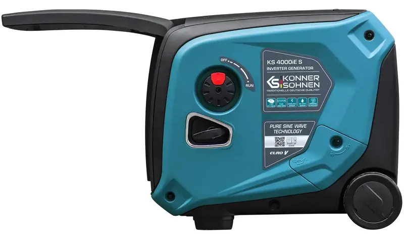 Генератор бензиновий інверторний Konner&Sohnen KS 4000iE S, 230В, 4.0кВт, електростартер, 40кг (KS4000IES) - фото - №8