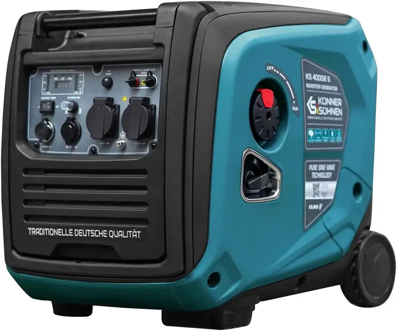 Генератор бензиновий інверторний Konner&Sohnen KS 4000iE S, 230В, 4.0кВт, електростартер, 40кг (KS4000IES) - фото - №0