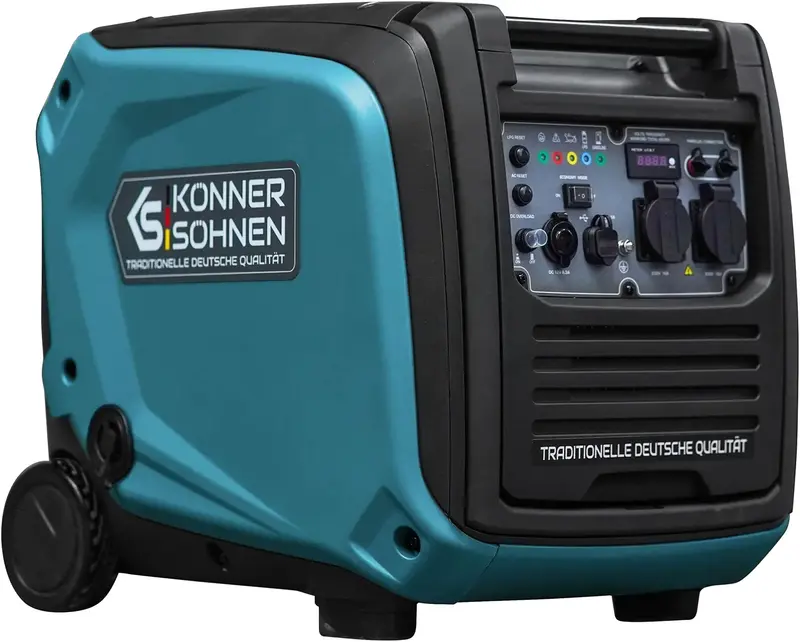 Генератор газобензиновий інверторний Konner&Sohnen KS 4000iEG S, 230В, 4.0кВт, електростартер, 40кг (KS4000IEGS) фото
