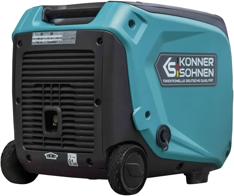 Генератор газобензиновий інверторний Konner&Sohnen KS 4000iEG S, 230В, 4.0кВт, електростартер, 40кг (KS4000IEGS) фото