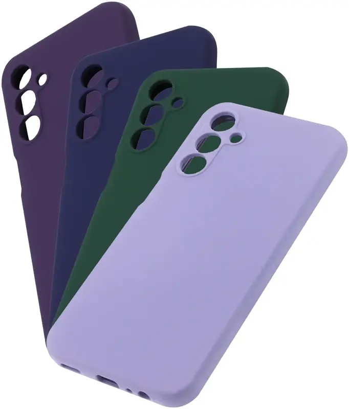 Чохол для Samsung A15 4G/5G WAVE Full Silicone Cover (light purple) - фото - №3