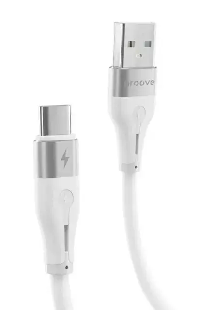 Кабель USB to USB-C Proove Soft Silicone 1 M 2.4A белый фото