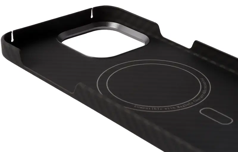 Защитный комплект для iPhone 15 Pro Max Qber Premium Set Carbon MS фото